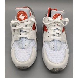Size 9 -  Nike Air Huarache Crater Premium Low White Orange